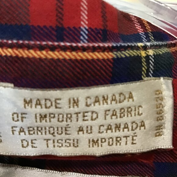 Vintage Viyella Men's Tartan Plaid Wool Blend Button Down Shirt Size L - Picture 4 of 5